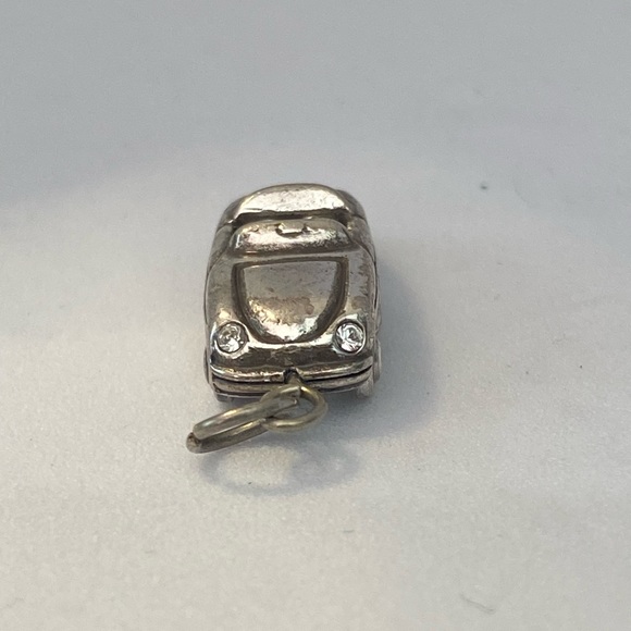 Brighton preloved car with moving wheels and rhinestones. (235) - Picture 3 of 7